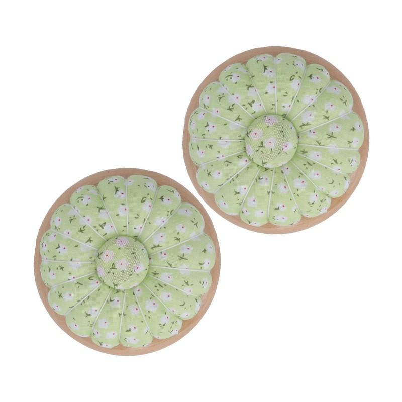 2PCS Sewing Pin Holder Magnetic Button Pumpkin Shape Sewing Needles