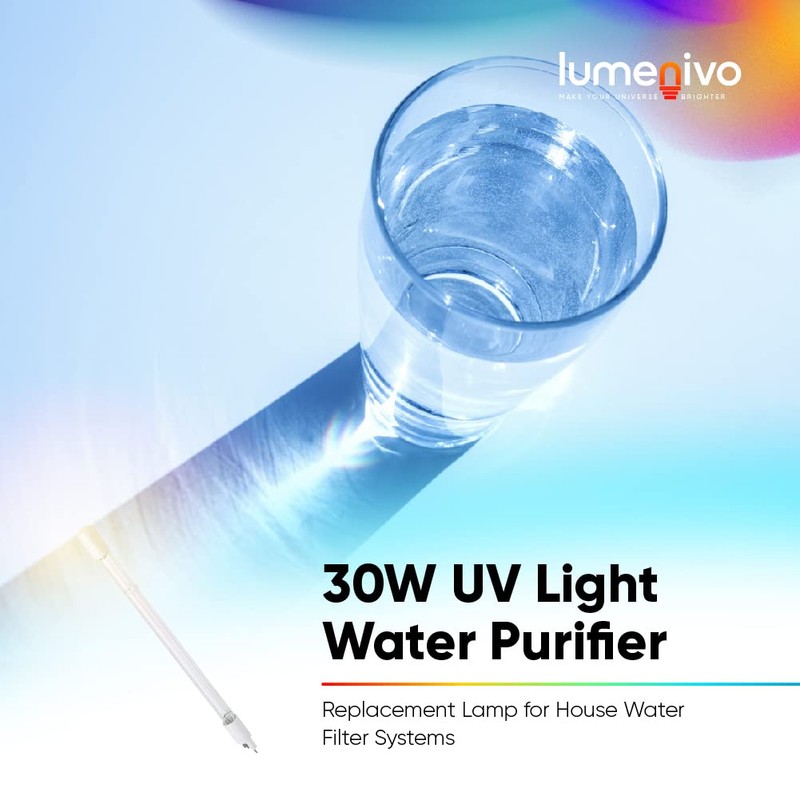 lumenivo 30W UV Light Water Purifier Replacement Lamp for Aquasana