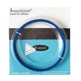 Imachinist S7212610 M42 Bi-Metal 72" Long, 1/2" Wide, 0.025" Thick Bandsaw Blades Aluminum Cutting Variable Teeth (6/10TPI)