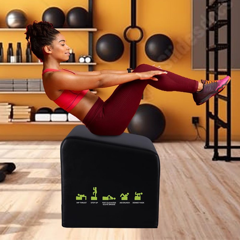 WINDFOOT Hip Thrust Machine & Glute Bridge Exercise Machine, Hip
