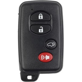 Smart Key Fob for Venza, FengRKey Remote Control Key Fob Compatible with Toyota Venza 2010-2016 HYQ14ACX 271451-5290 89904-0T060 Black