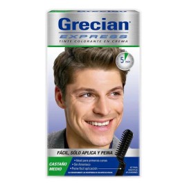 Tinte de Cabello en Crema Grecian Express Castaño Medio 80g