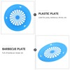 DOITOOL 10Pcs Reusable Plastic Paper Plate Holder for Party BBQ