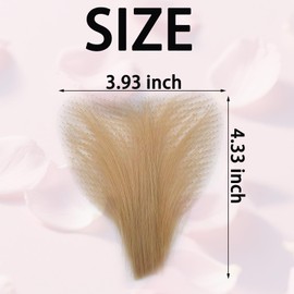 Fake Private Hair, Invisible Realistic Body Corporal Hairs Biniki For Men and Women Fake Chest Hair Fake Mustache somatic hairs