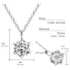 Sears p5412 Women's Necklace, Solitaire Cubic Zirconia, Cubic Zirconia