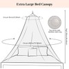 Vercico Kids Bed Canopy Round Dome Canopy for Princess (Pink)