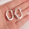 ALEXCRAFT Hoop Earrings Gold Silver Small Earrings Silver 925 Gift