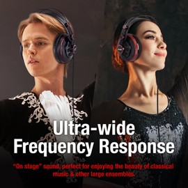 Superlux HD681 Air Professional Monitoring Semi-Open Back Headphones with AIR Cushion Earpads, Wired Over-Ear with High-Resolution Sound, 3.5 & 6.3mm Adapters for Casual Listening Recording DJ Gaming