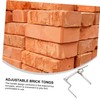 WOONEKY Heavy Duty Brick Tongs Brick Tong for Construction Strong