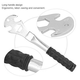 Keenso Llave de Pedal de Bicicleta, Llave de 15/24 mm Herramienta de extracción e instalación de Pedal Herramientas para la reparación de bicicletas