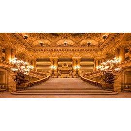 Leowefowa 20X10FT Luxurious Palace Backdrop Old Church European Golden Castle Backdrops for Photography Chandelier Staircase Interior Vinyl Photo Background Girls Lover Wedding Ceremony Studio Props