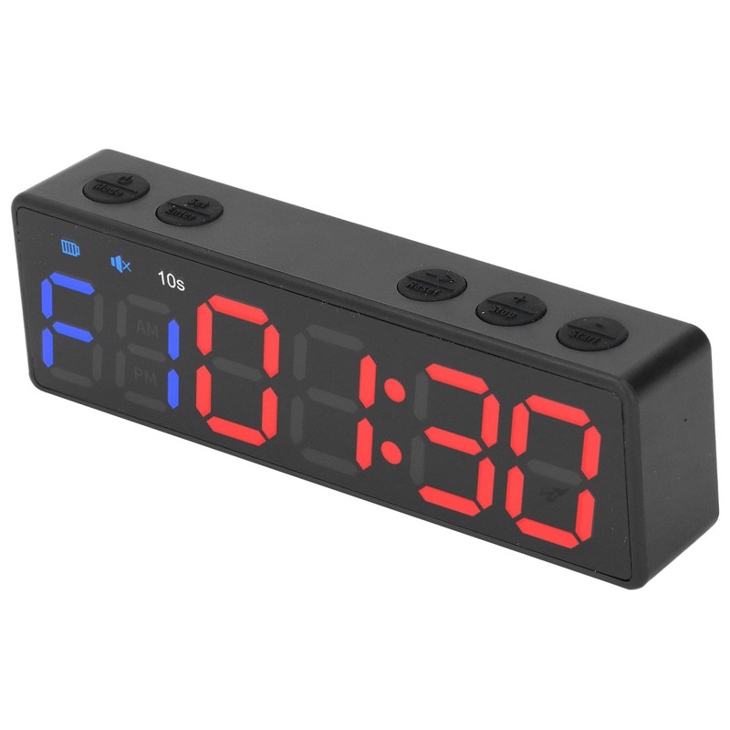 Gym Timer Portable Workout Interval Timer Fitness Clock Large Digital