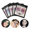 Lecute 10 Set Pedreria Facial Diamantes Maquillaje Disfraz Carnaval