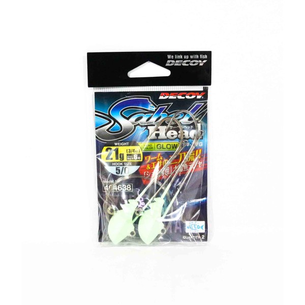 Katsuichi SV-37G Tenya Saber Head, Glow, #3/0-11g