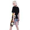 PXTIDY Artist Apron Black Cartoon Pattern Unisex Adults Art Lovers