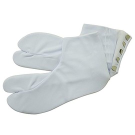 [華みち] 東レ ストレッチ 5枚こはぜ 白足袋 S～5L (M)