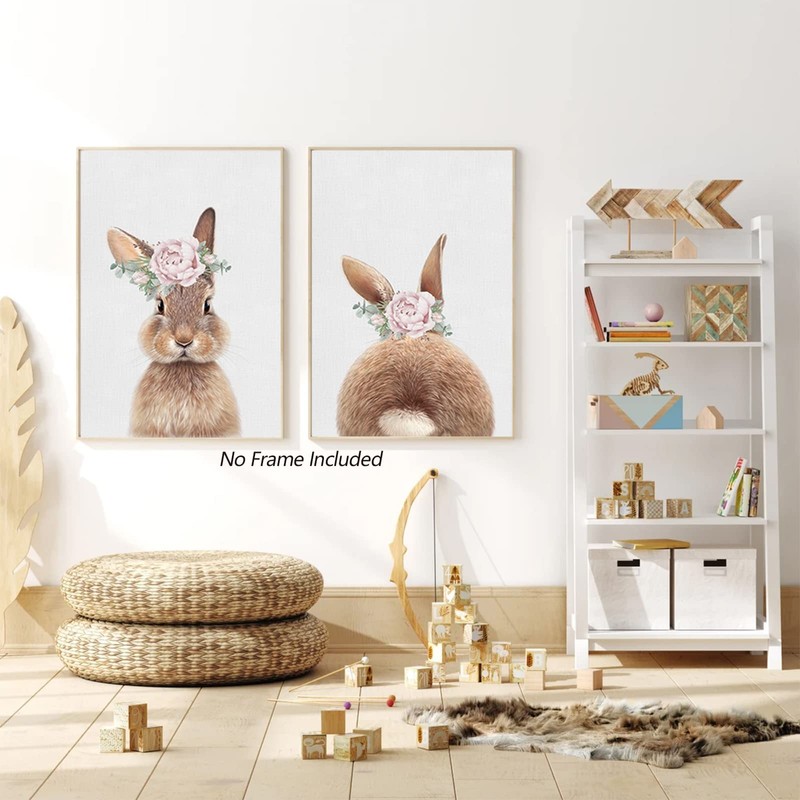 Nursery Rabbit Art small unframed