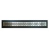 Linear Drain Grate By Compotite - Oval Design (Oval 42 INCH)