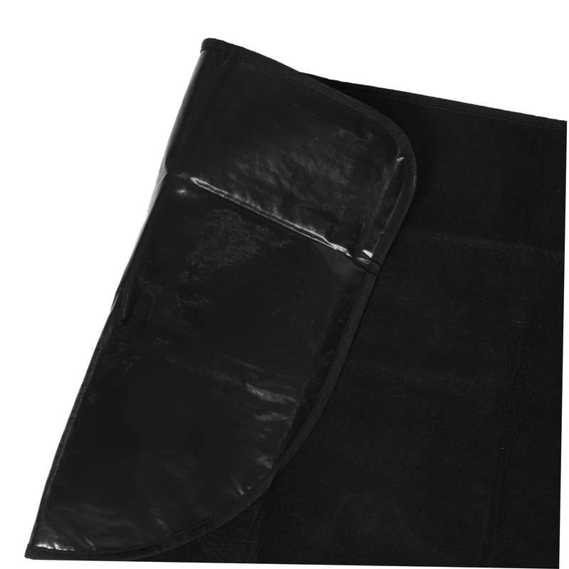 SUPVOX Fireproof Hearth Mat Semicircle Fireplace Rug Flame Retardant Floor