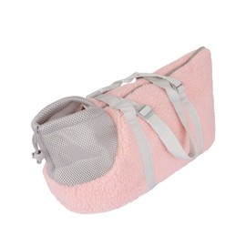 Dog Carrier Handbag Head-Out Portable Small Pet Carrier Dog Carrying Bag Dog Cat Travel Bag Pet Dog Carrier Bag Dog Sling Carrier Soft Winter Warm Pet Tote Bag with Hook for Subway Hiking Shopping