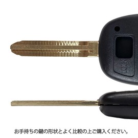 [Gn276] TOY43 Genuine Quality Blank Key Spare Key Toyota Daihatsu 3 Buttons 3 Holes Estima Alphard Noah Voxy Shenta Ipsum Rank Rankle Prado Mark II Mark II Quality 100 Series Hiace Rush Etc Keyless