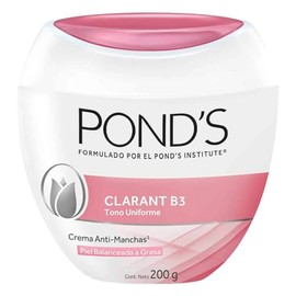 Crema Facial Pond's Antimanchas Clarant B3 200 g