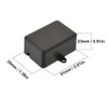 Project Boxes 51x35x23mm Black ABS Enclosure Insulated Junction Box for