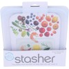 Stasher Clear Silicone 15 Ounce Reusable Bag, Set of 1