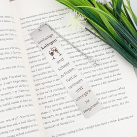 Farewell Gift Colleague, Gift Colleague, Gift Farewell Colleague, Christmas Gift Colleague, Bookmark Personalised