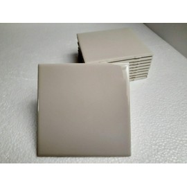 6 in Ceramic Tile 6x6 Beige Bone Almond Daltile Color 0135 Subway Square 6 x 6 inch Gloss 10 Piece Box