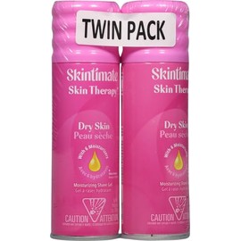 Skintimate Gel de afeitar DrySkin para mujer, 7 onzas, 2 unidades.