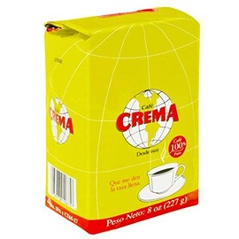 Café Crema Ground Coffee from Puerto Rico, 8 ounce bag