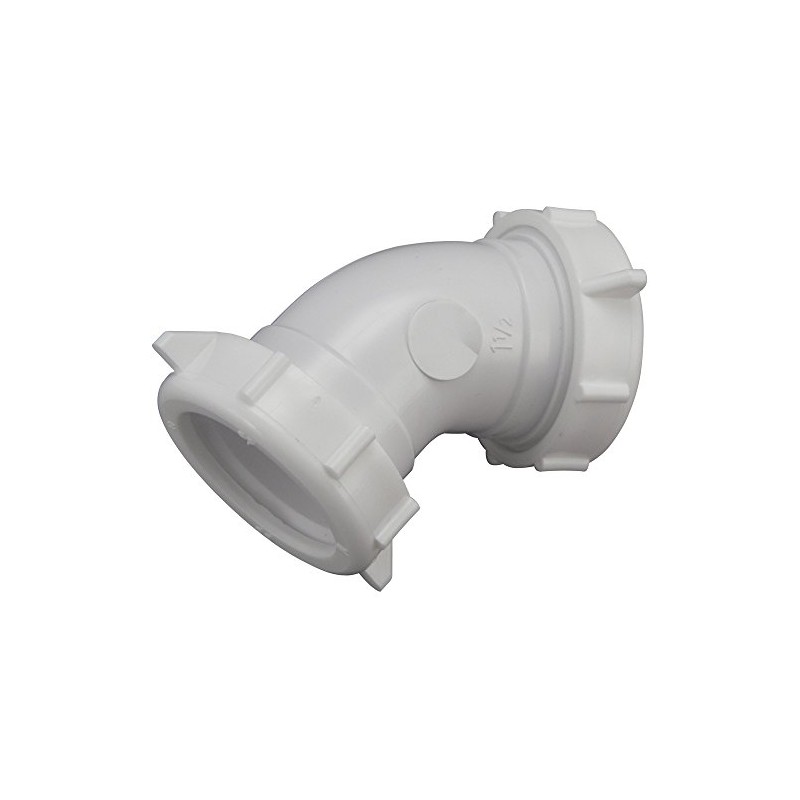 Plumb Pak 49PVCK Coupling Elbow, White 1.5 Inch