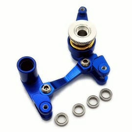 Aluminum Steering Assembly with Bearings Blue for Traxxas Slash Hoss Rustler Stampede 4x4 XO-1 6845