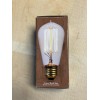 Heritage 4 Light Bulbs Heritage Series Amber 60W ST18 Squirrel