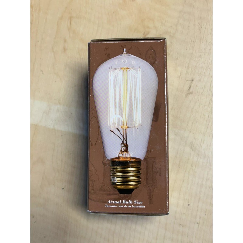 Heritage 4 Light Bulbs Heritage Series Amber 60W ST18 Squirrel