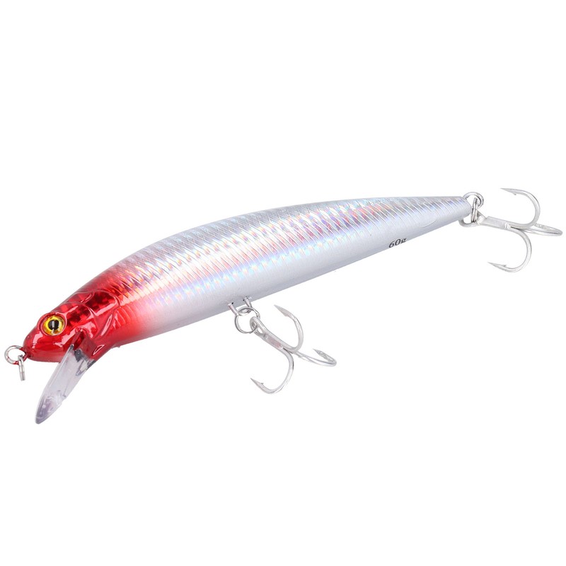 Sea Fishing Sinking Lure 60g Stainless Steel Plastic Artificial Simulation