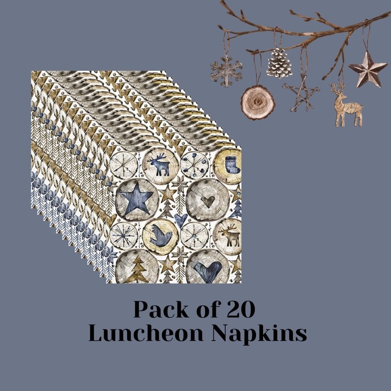 Keep Unique 20-ct 13x13 Bird Animal Luncheon Decoupage Napkins, 3-Ply