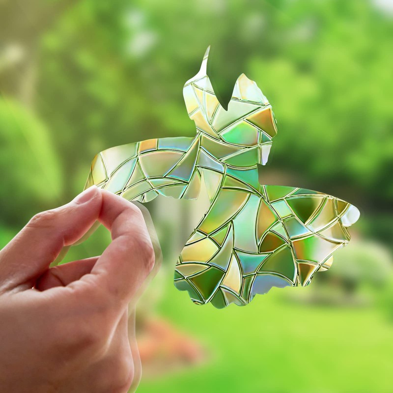 Bird Shape Window Sticker, Rainbow Window Sticker, Anti-Collision Prism Sticker