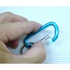 Carabiner Key Holder 60 mm [Blue Pack of 2]