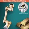 ELESULTRA 1440° Swivel Sink Faucet Extender - Universal Kitchen Sprayer,