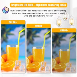 Brightever LED Light Bulbs 100W Equivalent 1500 Lumens, A19 13W 2700K Warm White Non-Dimmable, Super Bright No Flicker Standard E26 Edison Screw Bulbs for Home, Bedroom, Office Lamp, 12-Pack