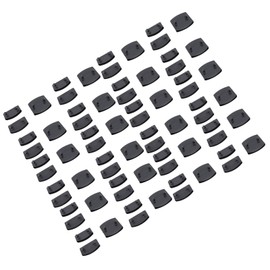 72Pcs Plastic Bed Slat End Holders Centre Plastic Connector Furniture Accessories for Holding and Securing Slats Black Bed Slat End Holders