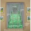 Today's Curtain Emelia Original Voile Fan Insert, Grey, 30" W