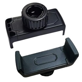 RecDec 2 Pack Phone Holder Mount Clamp Replacement with 17mm Ball Head Joint Socket Phone Clip Bracket for Selfie Ring Light Tripod Stand Air Vent Car Phone Holder Gooseneck Phone Holders