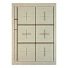 Calligraphy Underlay, Double-Sided Ruled, Beige, 4 Letters, 6 Letters, with