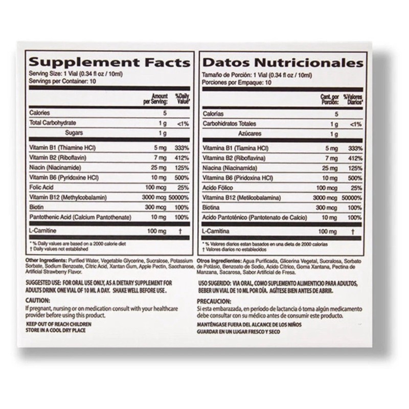 NEUROBION - B12 FORTE - LIQUID DIETARY SUPPLEMENT - 10