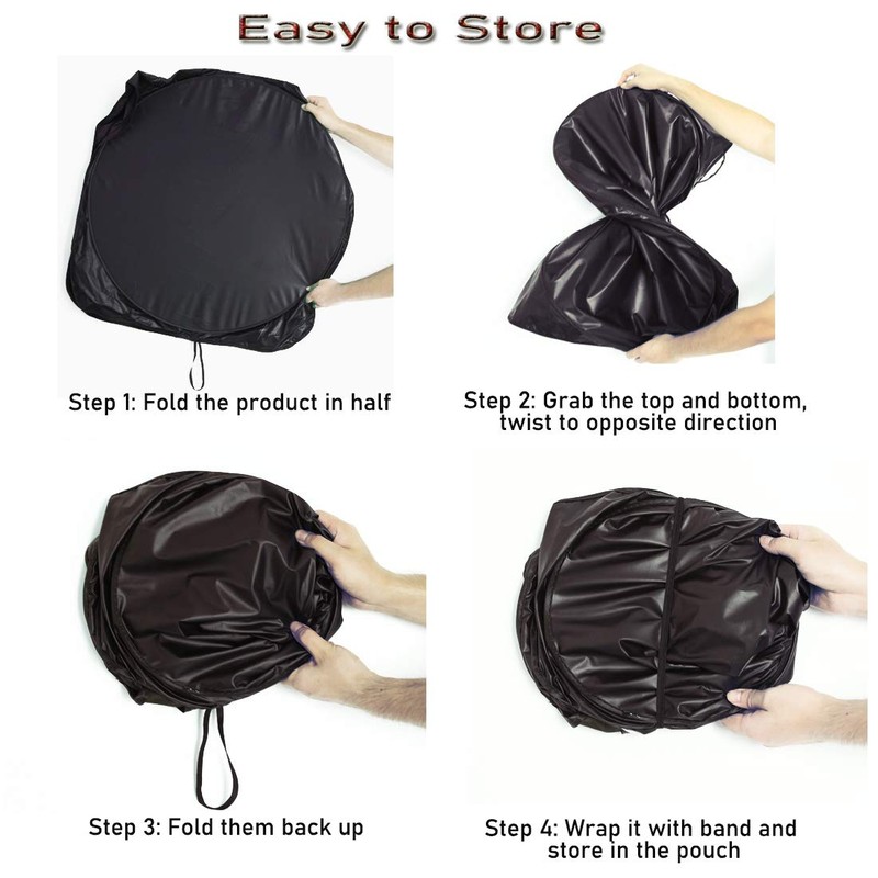 Gven Windshield Sun Shade for Car Front Window Cover Sunshades