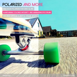 PapaViva Replacement Lenses for Oakley Probation OO4041 Sunglass Solid Black Polarized