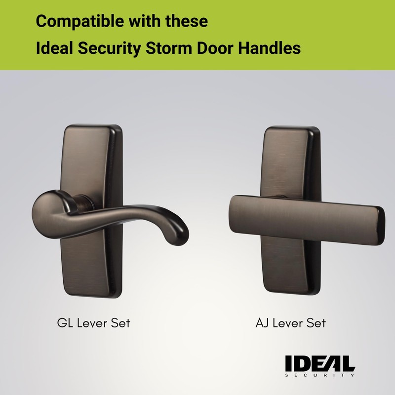 Ideal Security Model GLK Deadbolt for Storm and Screen Doors,